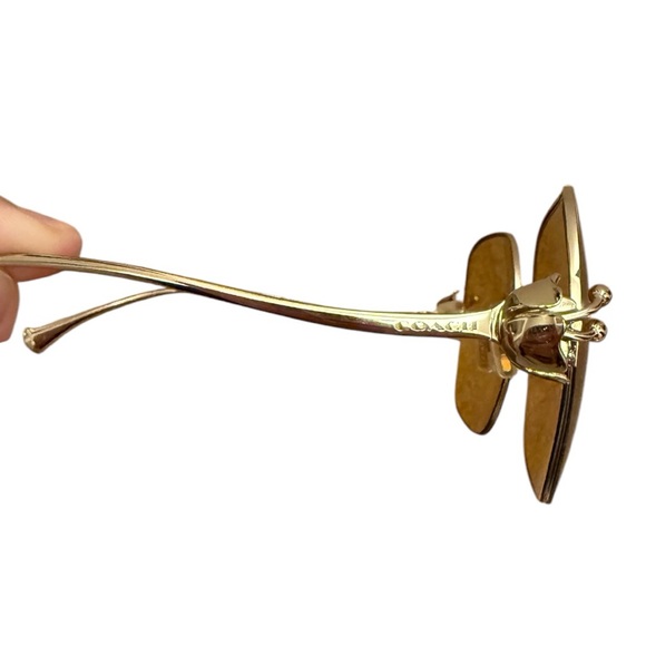 RARE Coach Tea Rose Sunglasses - Picture 5 of 6